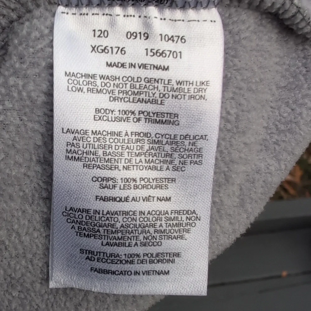 Columbia Heather Gray Full-Zip Kids Fleece Jacket